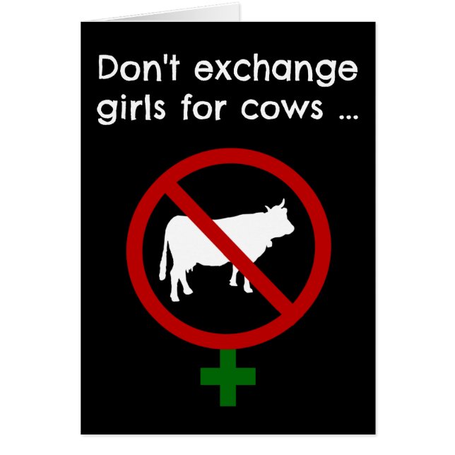 Don't Exchange Girls for Cows (Front)