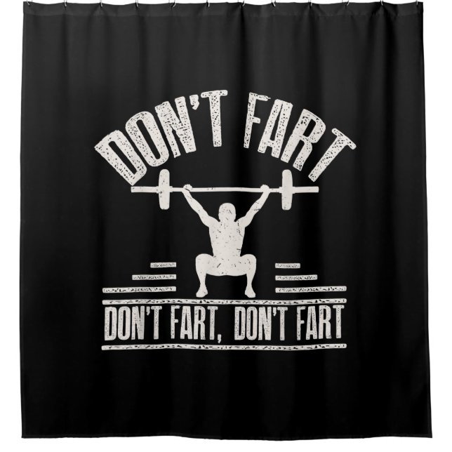 Dont Fart Funny Ness Gym Workout Weights Squat (Front)