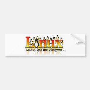 Don't Fear The Penguin Bumper Sticker
