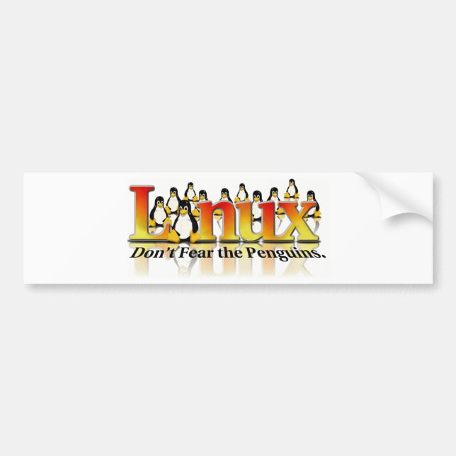 Don't fear the Penguins Bumper Sticker (Front)