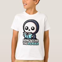 Don't Fear The Reader! Cute Grim Reaper Pun