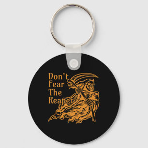 Don't Fear The Reaper Gothic Death Grim Reaper Hal Keychain