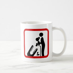 Don't Feed Daughter To The Crocodile Zoo Sign Coffee Mug