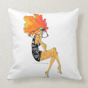 Dont Feed The Lions Pillow