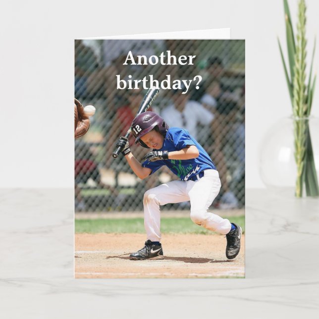 DON'T FLINCH BIRTHDAY CARD (Front)