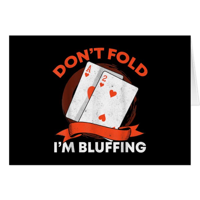 Dont fold Poker (Devant horizontal)
