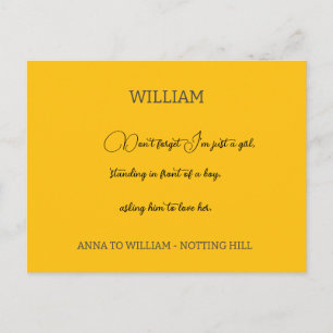 Don't forget I'm just a girl quote personalized Postcard