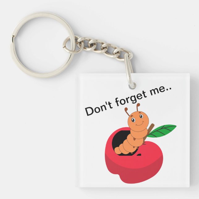 Don't forget me keychain (Front)