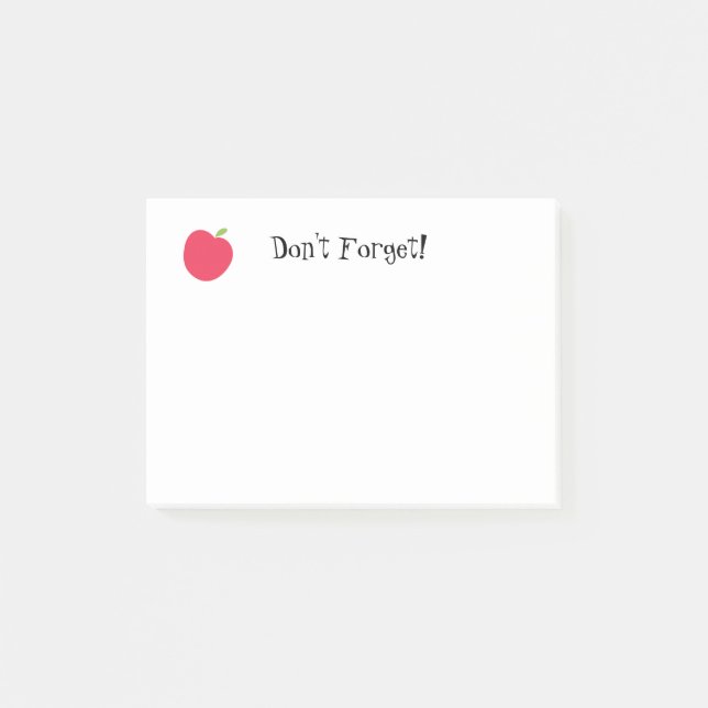 Don't Forget  Post-it Notes (Front)