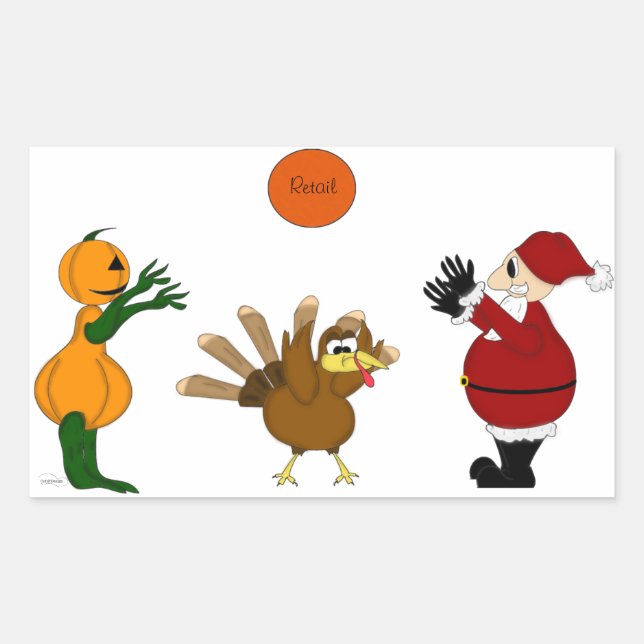 Don't forget Thanksgiving Sticker (Front)