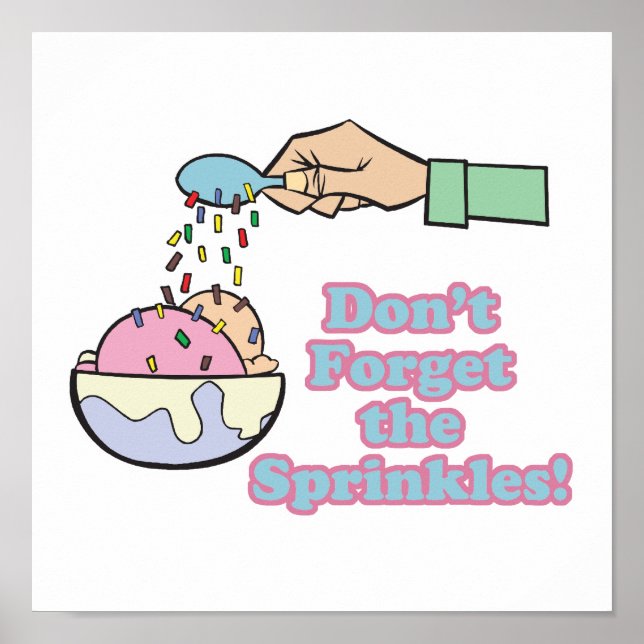 dont forget the sprinkles poster (Front)