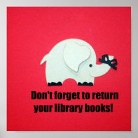 Don't forget to return your library books!