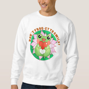 Don't forget to smile cute frog sweatshirt