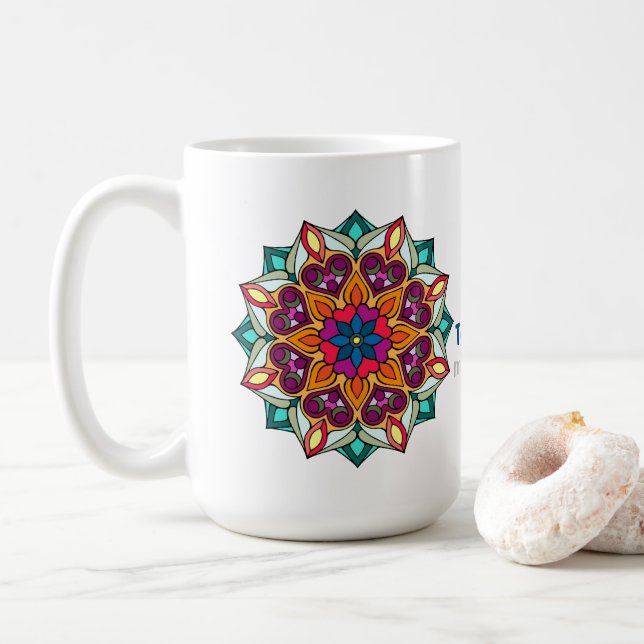 Don't Forget To Smile mug (With Donut)