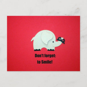 Don't forget to Smile! Postcard