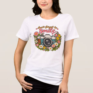 Don't Forget To Smile Tri-Blend Shirt