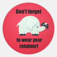 Don't forget to wear your retainer!
