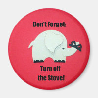 Don't forget: Turn off the stove!