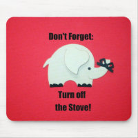 Don't forget: Turn off the stove!