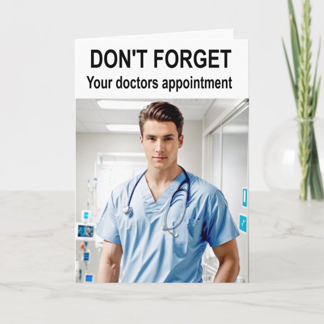 Don't forget your doctors appointment. card (Front)
