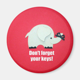 Don't forget your keys! magnet
