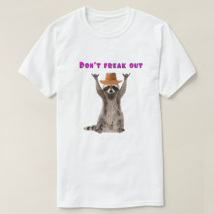 Don't Freak Out Raccoon t-shirt Men's T-Shirt