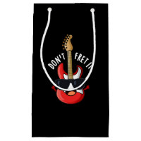 Don't Fret It Funny Guitar Pun Dark BG