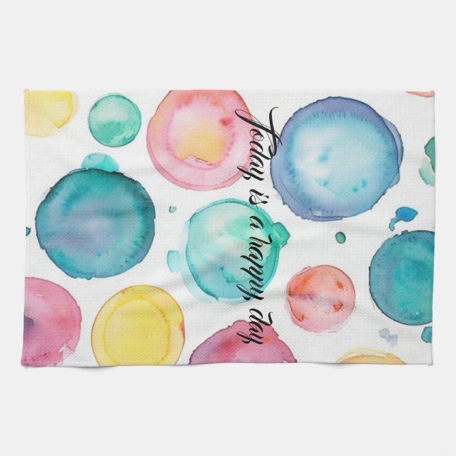 Don't get ahead of the pretty colours  kitchen towel (Horizontal)