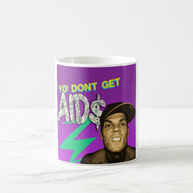 DONT GET AIDS MUG (Center)