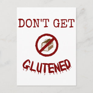 Don't Get Glutened Postcard
