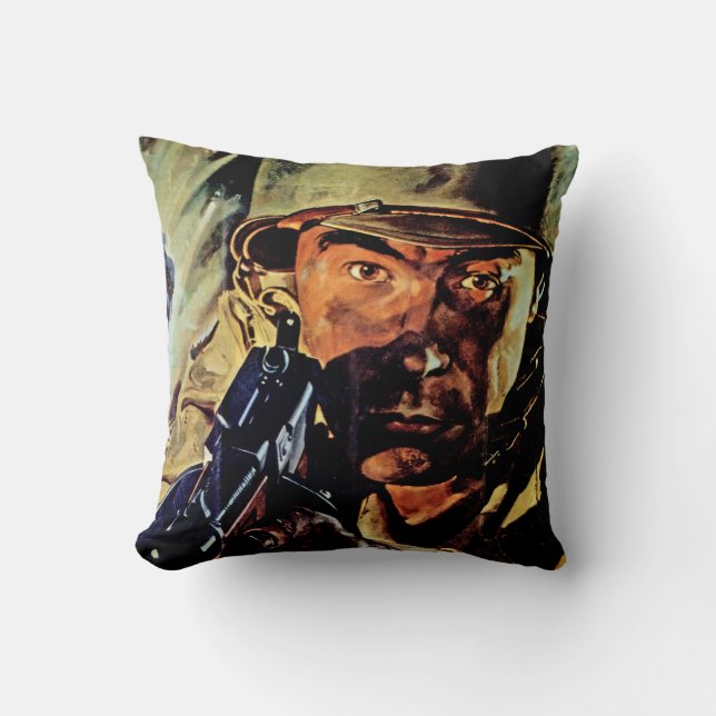 Don't Get Hurt Throw Pillow (Front)