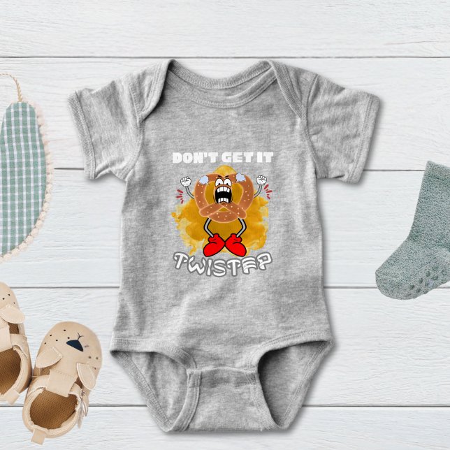 Don't Get It Twisted Angry Pretzel Baby Bodysuit (Creator Uploaded)