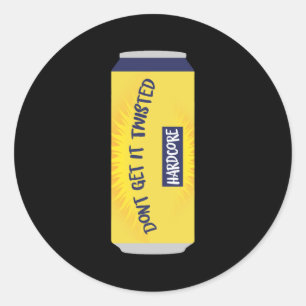 Dont Get It Twisted Tee Tea Meme Long Sleeve  Classic Round Sticker