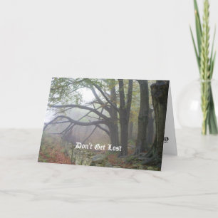 dont get lost card