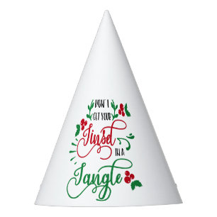 dont get your tinsel in a tangle Christmas Party Hat