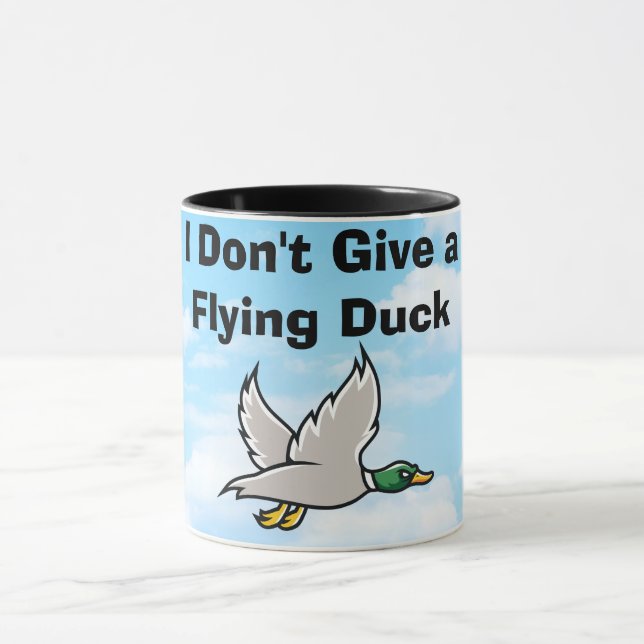 Don't Give a Flying Duck Funny Mug (Center)