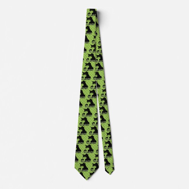 Don't Give Me Advice Angry Cat Saying Tie (Front)