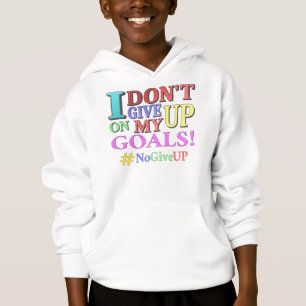  "DON'T GIVE UP GOALS" Cute Design. Buy Now