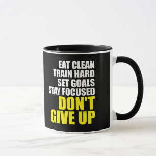 Don't Give Up - Workout Motivational Mug