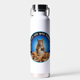 Don't Grab My Nuts - funny squirrel Water Bottle