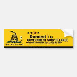Don't Hack Into Me Bumper Sticker