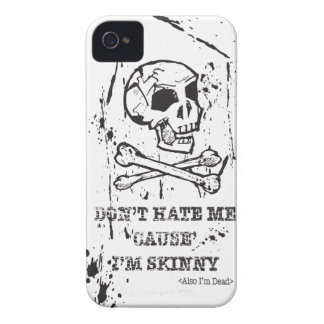 DON'T HATE ME CAUSE I'M SKINNY MAN iPhone 4 Case-Mate CASE