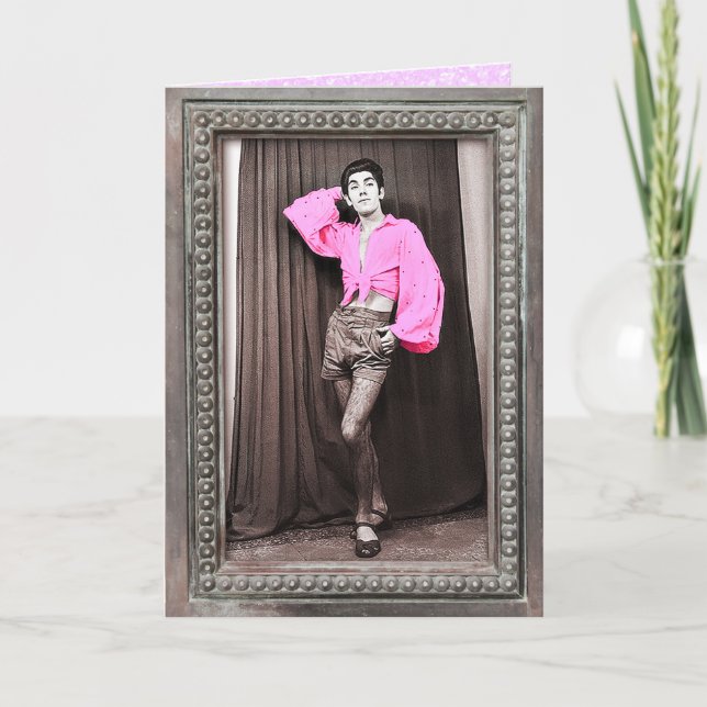 Don't Hate Me Just Because I'm Fabulous! [card] Card (Front)