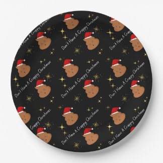 Don't Have A Crappy Christmas Party Plates style 1