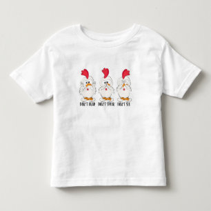  Don't hear, Don't speak, Don't see Toddler T-shirt