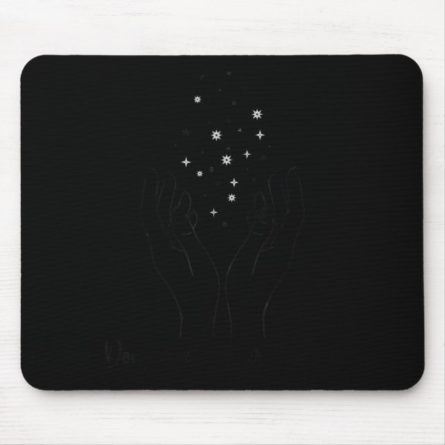 Don't Hide Your Magic Motivational Quote Sitive Vi Mouse Pad (Front)