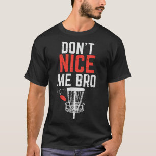 Don't Hit The Happy Little Trees Funny Disc Golf T-Shirt