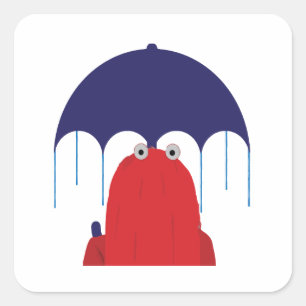 Dont Hug Me Im Scared Square Sticker