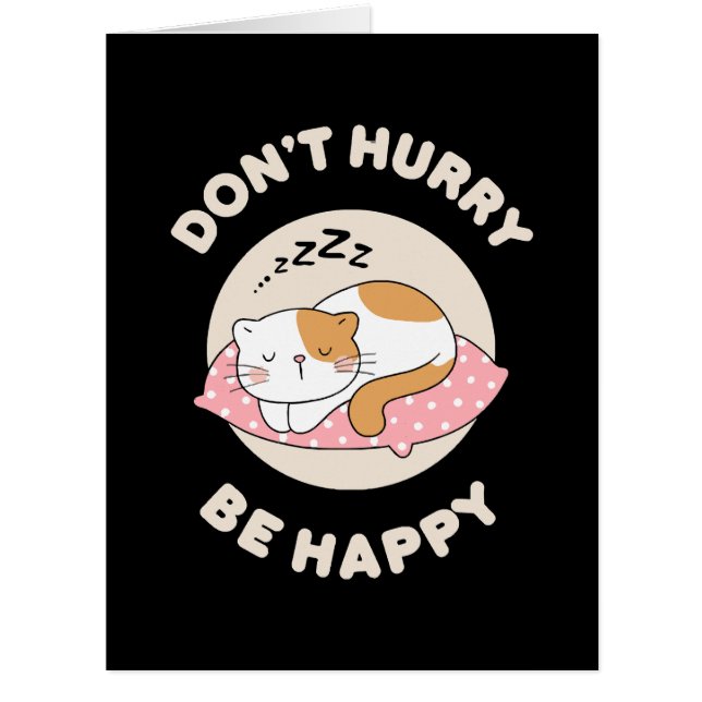 Don't hurry be happy (Front)