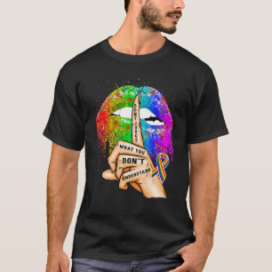 Don't Judge What You Don't Understand Lgbt Pride L T-Shirt